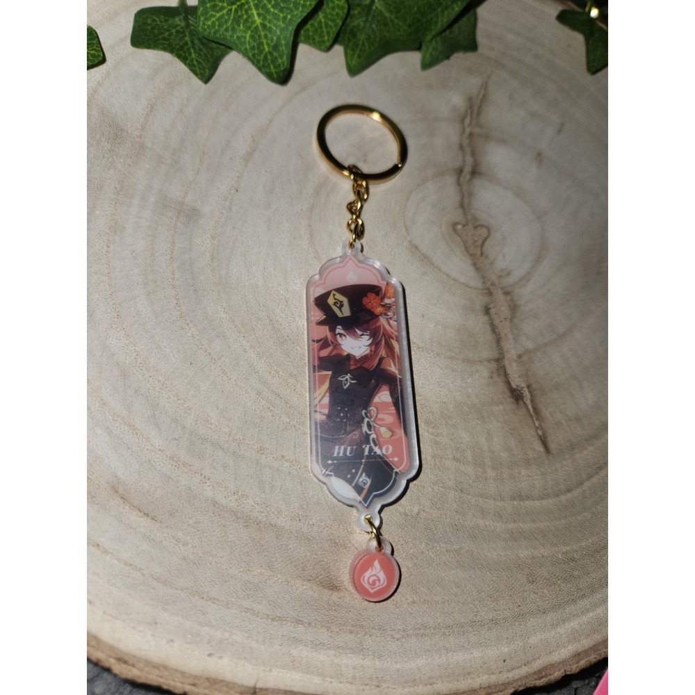 miHoYo OFFICIAL Genshin Impact Hu Tao Chibi Acrylic Keychain Anime & Manga